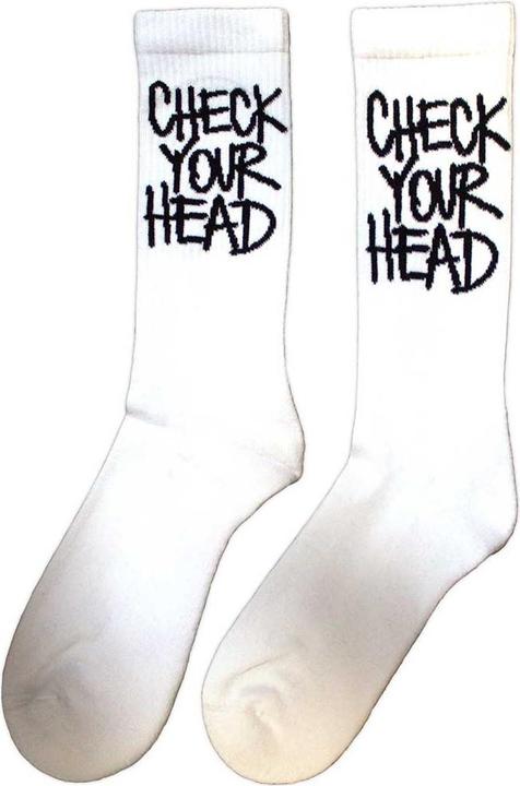 Actual product image Beastie Boys Unisex Adult Check Your Head Terrycloth Socks (40.5 - 45.5)