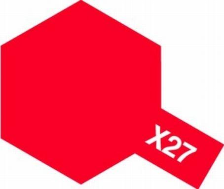 Produktbild Tamiya Acrylfarbe X-27 Klar-Rot glänzend