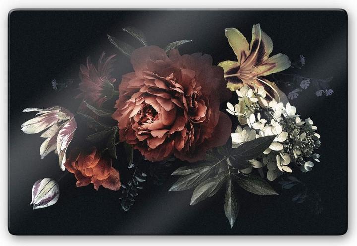 Image du produit Trenddeko Bouquet de fleurs rouge (60 x 40 cm)