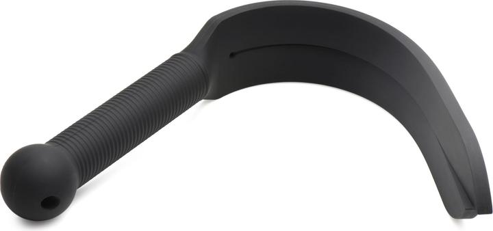 Actual product image Master Series Stung Silicone Tawse - Black