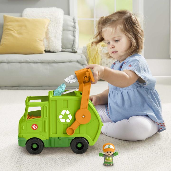 Produktbild Fisher-Price Little People Recycling Müllwagen