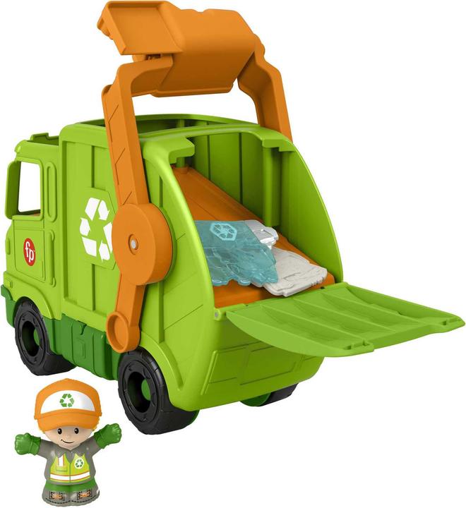 Produktbild Fisher-Price Little People Recycling Müllwagen