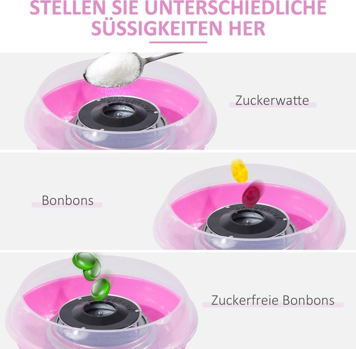 Actual product image Homcom Candyfloss machine