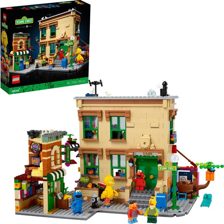 Produktbild LEGO 123 Sesame Street (21324, LEGO Ideas, LEGO Seltene Sets)