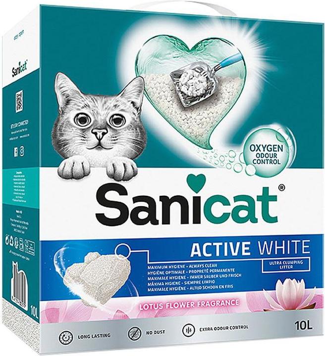 Image du produit Sanicat Active White Lotus Flower, 10L (Non poussiéreux, 8.84 kg)