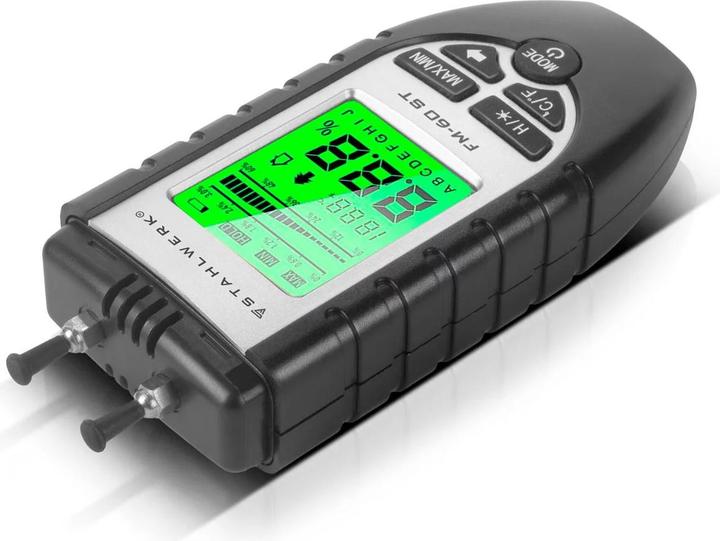 Produktbild Stahlwerk Feuchtigkeitsmesser FM-60 ST Holz Baustoffe Feuchtigkeitsmessgerät