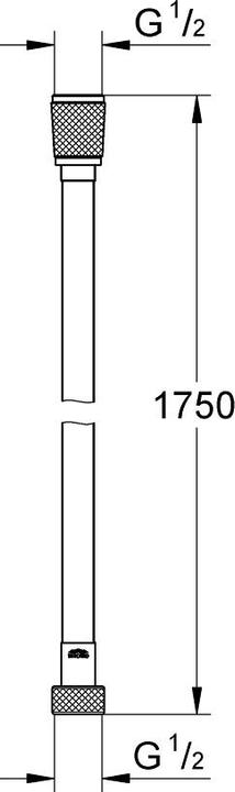 Produktbild Grohe Brauseschlauch SilverFlex 175 cm 28388GL0 cool sunrise (175 cm)