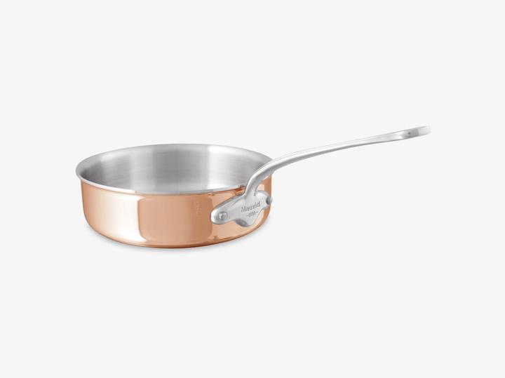 Produktbild Mauviel Schmorpfanne M'6S kupfer (24 cm, Bratpfanne, Kupfer)