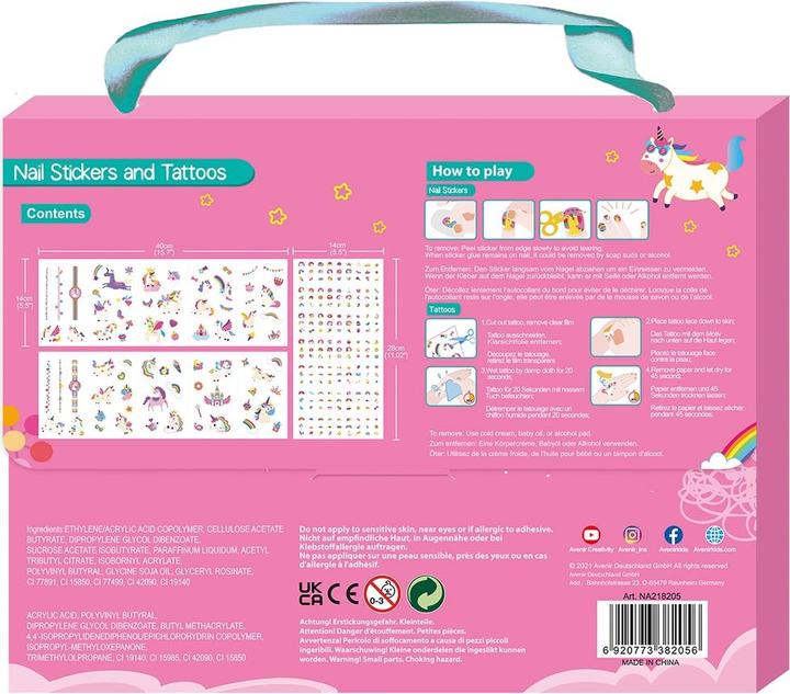 Produktbild Avenir Nagelsticker/Tattoos - Einhorn