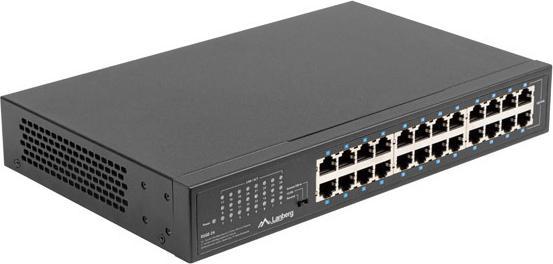 Immagine prodotto Lanberg RSGE-24 Switch di rete Gigabit Ethernet non gestito (10/100/1000) 1U (24 Porti)