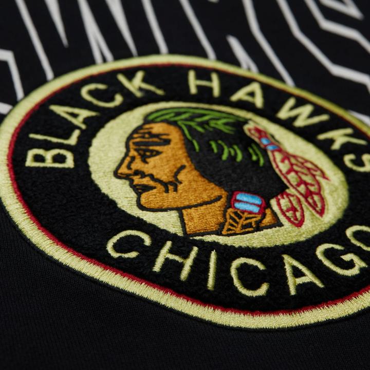 Produktbild Mitchell & Ness M&N Fleece Oversized Hoody Chicago Blackhawks - L (L)