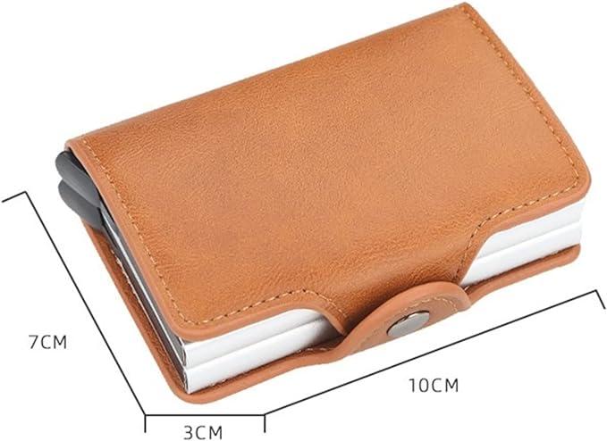 Image du produit Activity Board Porte-cartes automatique RFID, porte-monnaie double en métal avec blocage RFID, porte-cartes pour