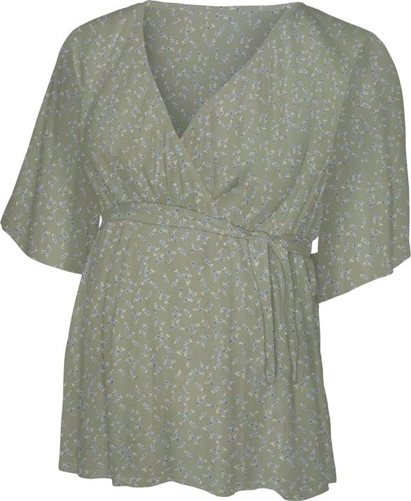 Produktbild Mamalicious Normal geschnitten V-Ausschnitt Weite Ärmel Top Bluse (XXL)