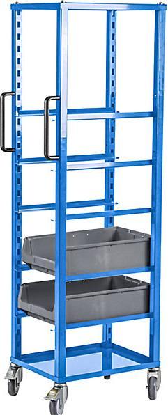 Actual product image kaiserkraft Transport trolley for CustomLine open fronted storage bins (200 kg)