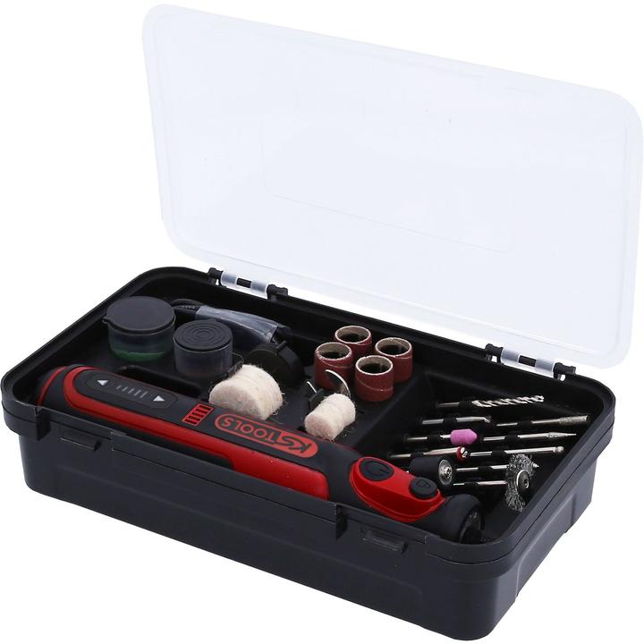 Produktbild KS Tools eMONSTER Akku-Multifunktionswerkzeug-Satz mit 50 ZubehÃ¶rteilen