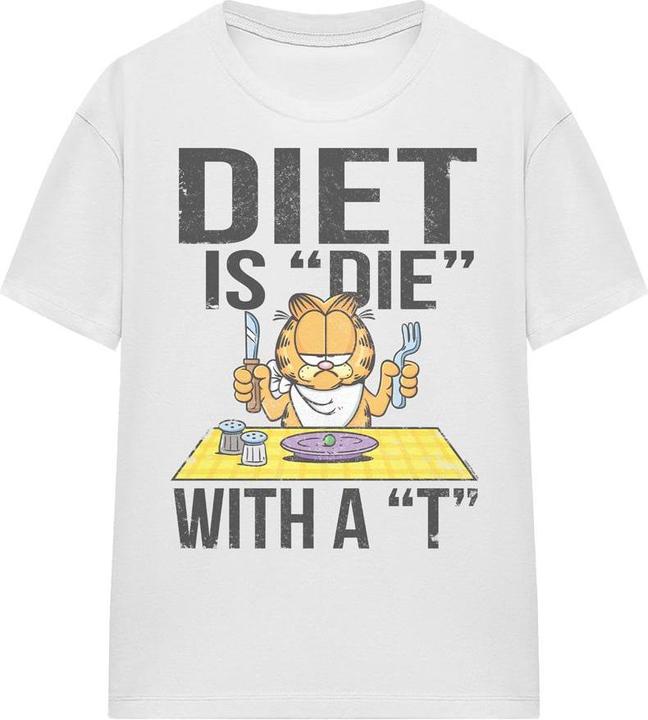 Image du produit Garfield - T-shirt DIET IS DIE WITH A T - Adulte (L)