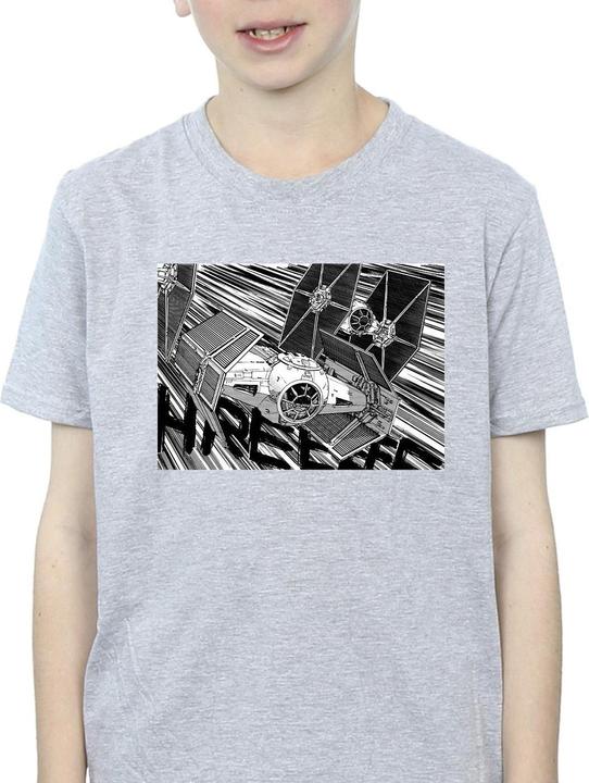 Actual product image Star Wars Boys Anime Plane T-Shirt (140, 146)