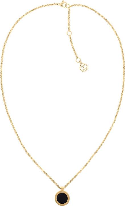 Actual product image Tommy Hilfiger Iconic Circle Necklace (Stainless steel, 45 - 50 cm)