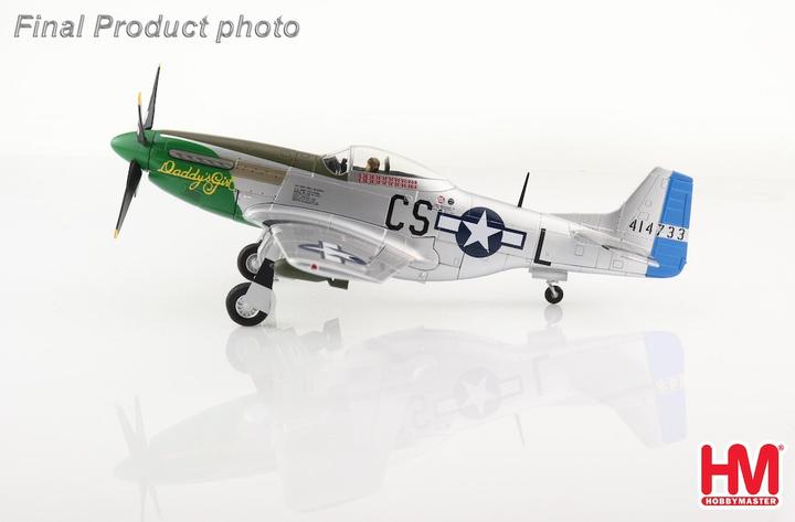 Immagine prodotto Hobby Master Modello in metallo Mustang P-51D 1:48 "Daddy's Girl" pilotato dal Maggiore Ray Wetmore, 370th FS