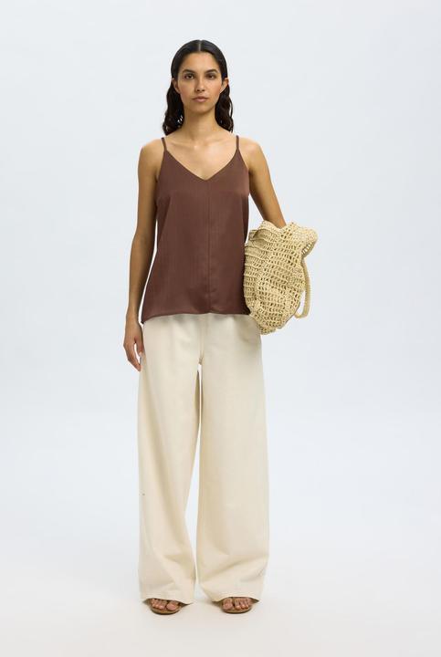 Image du produit Selected Femme Satin Spaghettiträger-Top (42)