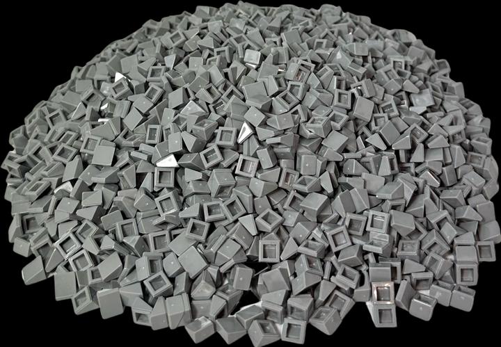 LEGO Slope 1x1x2/3 Transparent Light Grey - Cheese Slope 54200 NEW! Quantity 100x (54200, LEGO Classic)