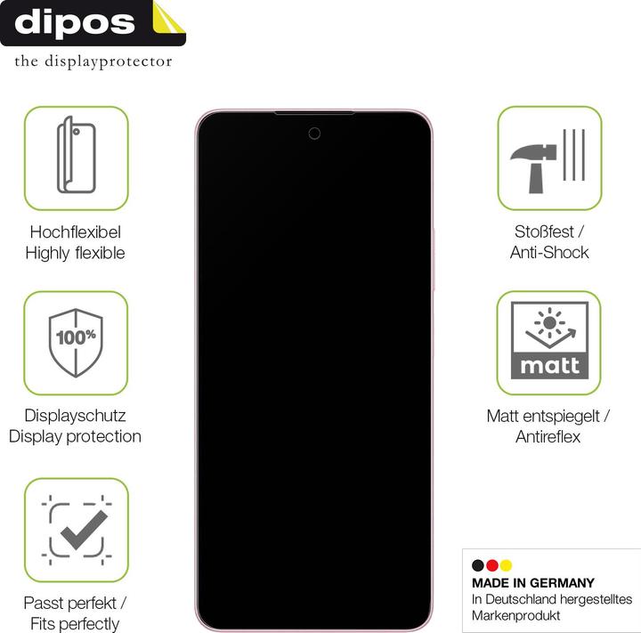 Immagine prodotto Dipos Full-Cover Pellicola Protettiva opaco (1 Pezzo/i, Oppo A5s)