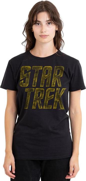 Actual product image Unisex Adult Distressed Logo T-Shirt (S)