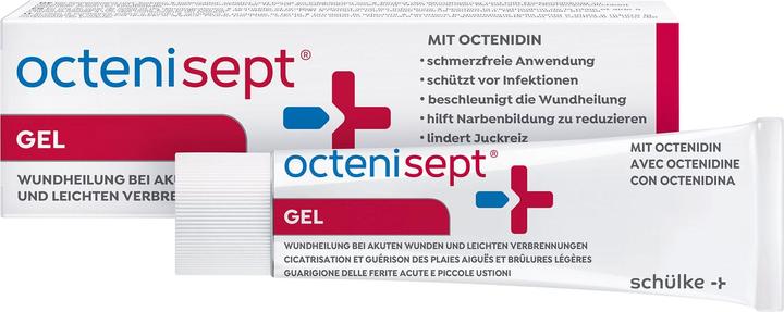 Nutritional values and ingredients Octenisept Wound gel (20 ml, Gel)