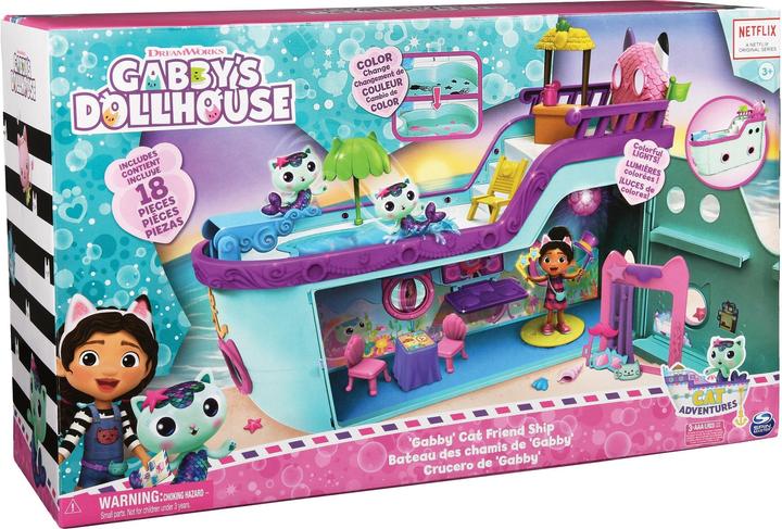 Actual product image Gabby's Dollhouse Cat-Tastic Cruise Ship