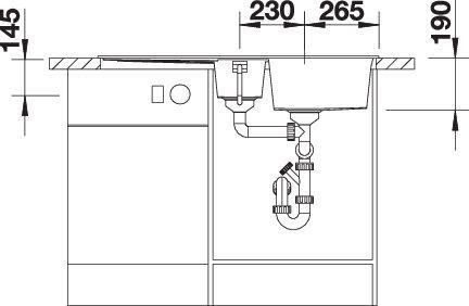Productafbeelding Blanco Metra 6 S (Aanrecht, 100 cm, 50 cm)