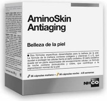 Immagine prodotto Nhco Aminoskin Antiaging - 56 capsule per la mattina e 56 capsule per la notte (56 ml)