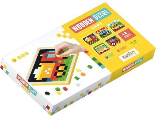 Image du produit Cubika Véhicules en bois masaik