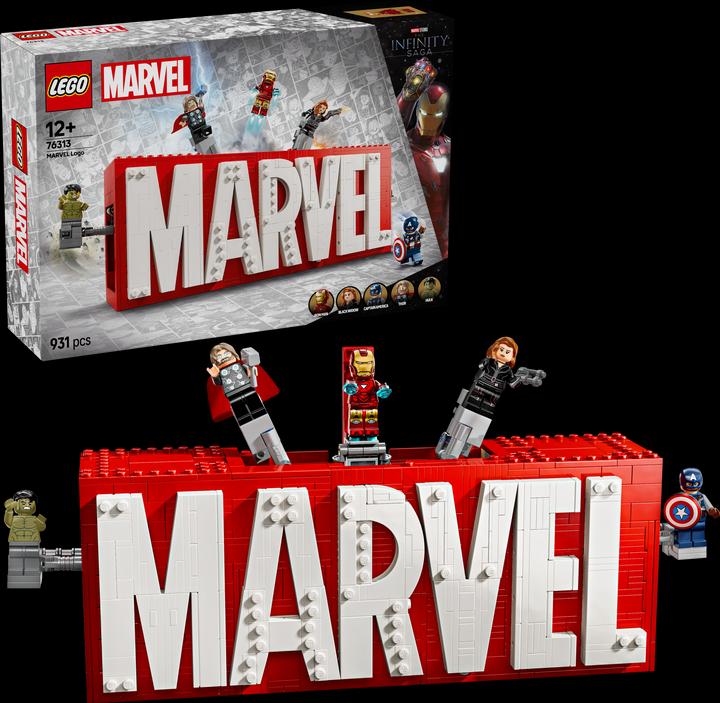 Produktbild LEGO Logo & Minifiguren (76313, LEGO Marvel)