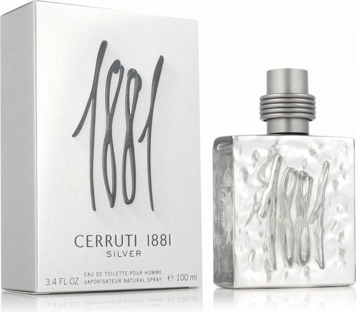Actual product image Nino Cerruti 1881 Homme Silver EDT 100 ml (Eau de toilette, 100 ml)