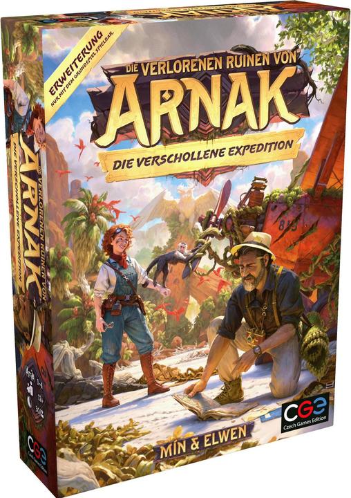 Czech games edition Gioco esperto Rovine di Arnak: La spedizione perduta (Tedesco)