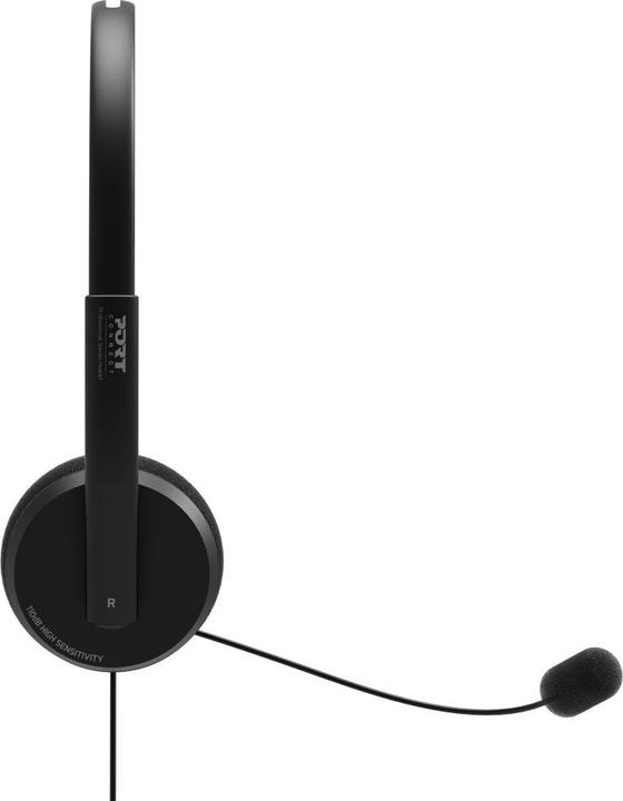 Actual product image Port Designs 901604 Headphones & Headset Headband USB Type-A Black (Cable, USB-A)