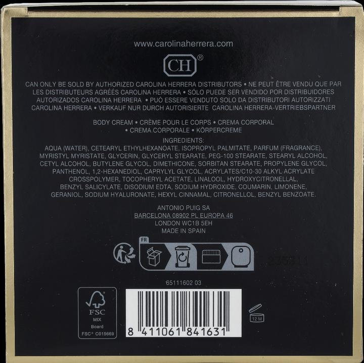 Immagine prodotto Carolina Herrera brava ragazza (Crema corpo, 200 ml)