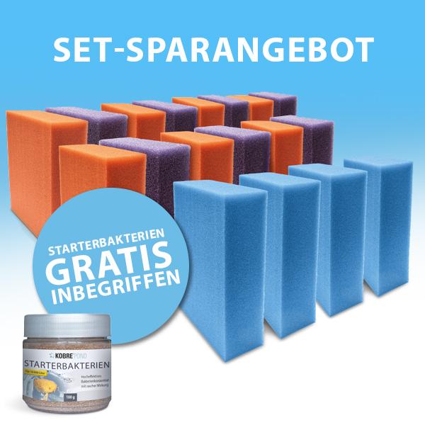 Immagine prodotto KobreTec Ersatzschwamm Komplett-Set, passend für Oase®* BioTec ScreenMatic 36 / 140000 / 145000
