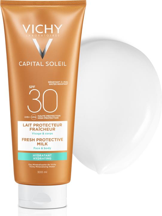 Immagine prodotto Vichy Latte solare per famiglie Capital Soleil (Latte solare, SPF 30, 300 ml, 328 g)