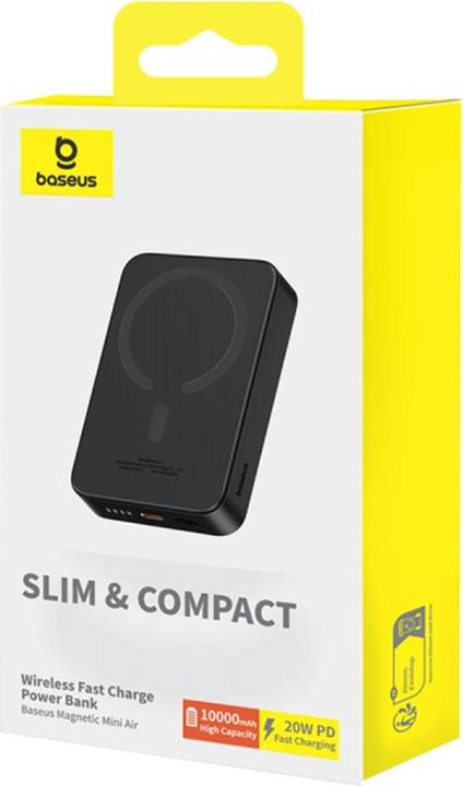 Image du produit Baseus Magnetic Mini Air Powerbank (10000 mAh, 20 W, 37 Wh)