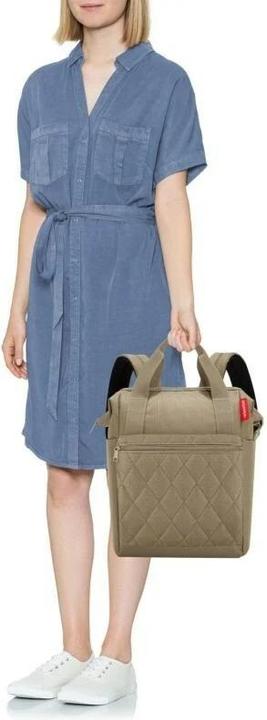 Produktbild reisenthel Rucksack Allrounder R Rhombus Olive (12 l)