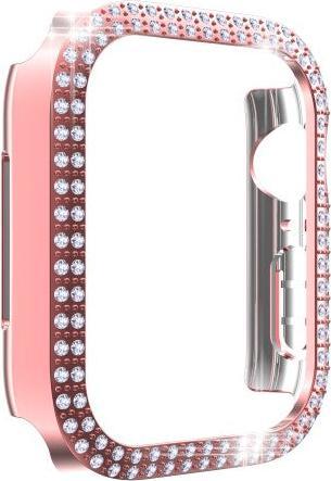 Image du produit Cover-Discount Apple Watch 45mm - Etui de protection en strass brillant noir