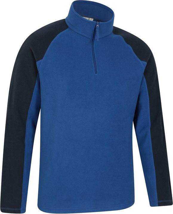 Actual product image Mountain Warehouse Mens Ashbourne II Half Zip Fleece Top (XXS)