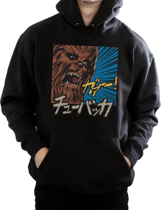 Actual product image Star Wars Mens Chewbacca Roar Pop Art Hoodie (M)