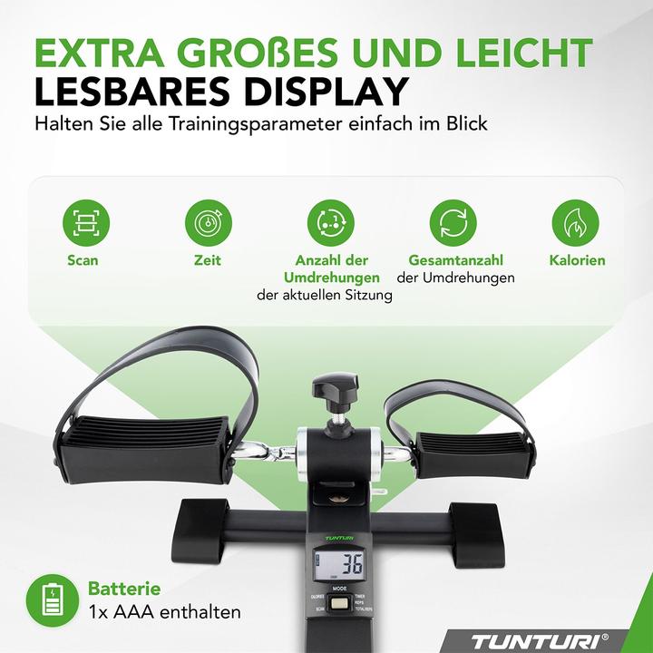 Actual product image Tunturi Mini Bike Pro Arm und Bein Bewegungstrainer