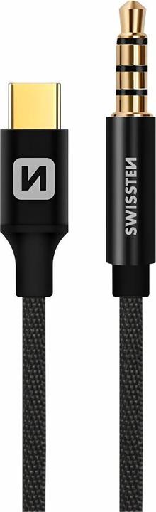 Swissten Textile Audio Adapteris USB-C / 3 / (USB Type C, 3.5mm jack)