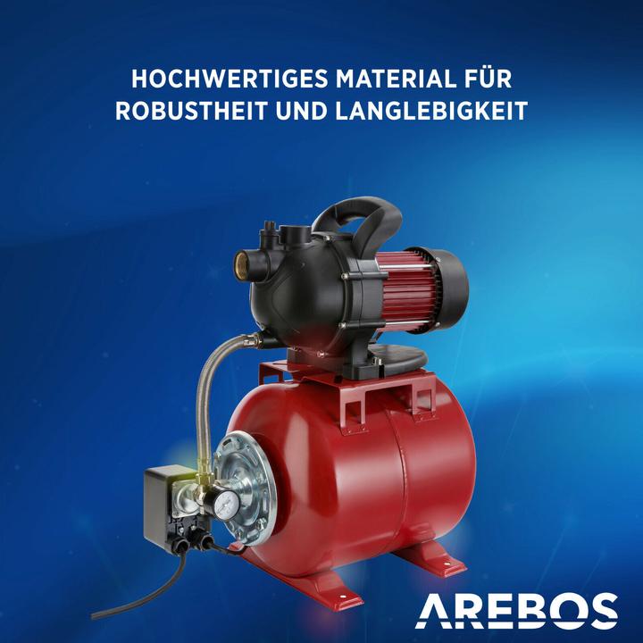 Produktbild Arebos Hauswasserwerk (Hauswasserpumpe)
