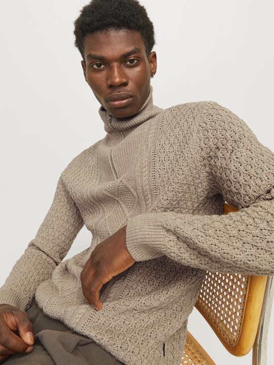 Actual product image Jack & Jones Jprblunorth Knit High Neck Sn (XL)