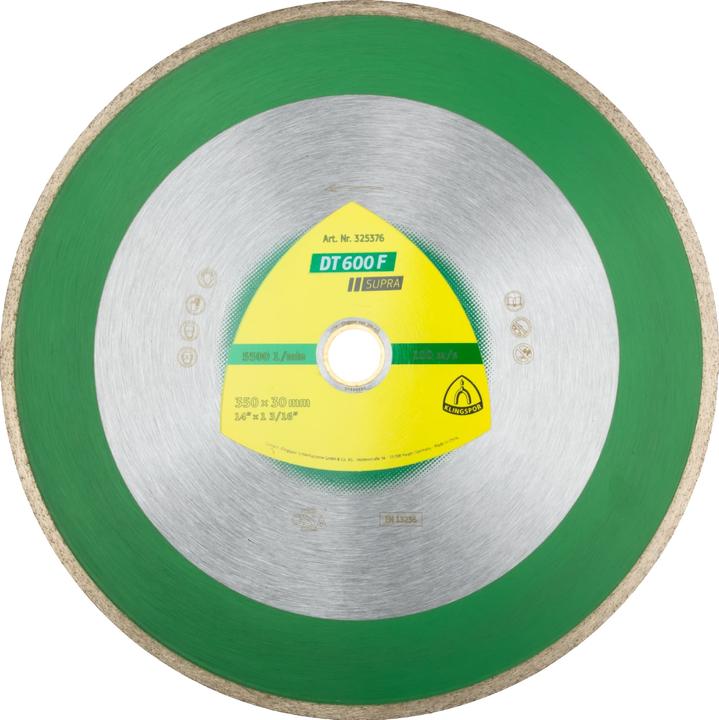 Produktbild Klingspor DT 600 F Supra - Diamanttrennscheibe 180 x 25,4 / 30 mm