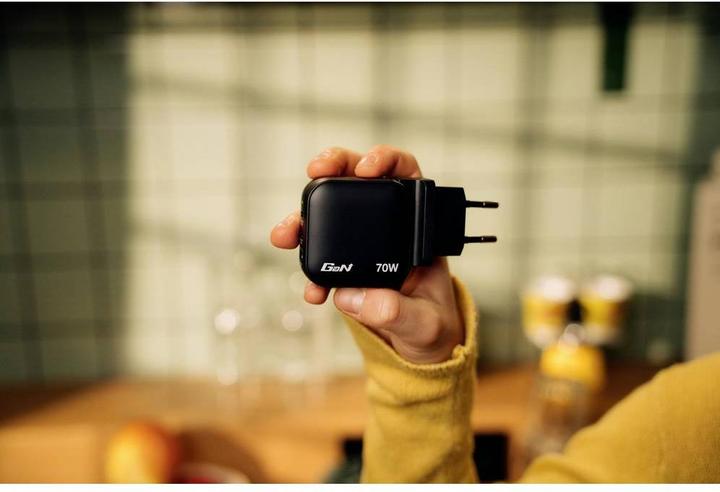 Actual product image Verbatim GaN Charger 70W 3 Devises (70 W)
